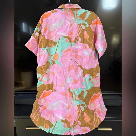 Lanhtropy Alba Shirt Aquarela Dress Size L/XL - Picture 12 of 14